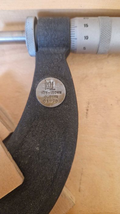 Микрометр 125-150 мм Красный Инструментарщик СССР