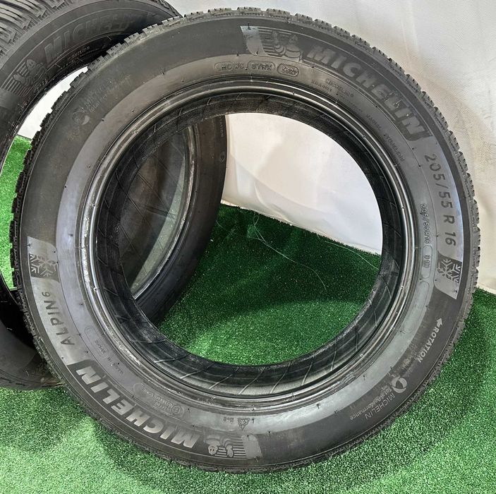 2бр 205/55r16 MICHELIN зимни