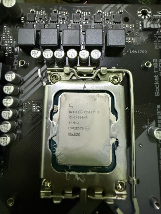 Материнская плата+процесор gigabyte b760m intel core i5 14600kf