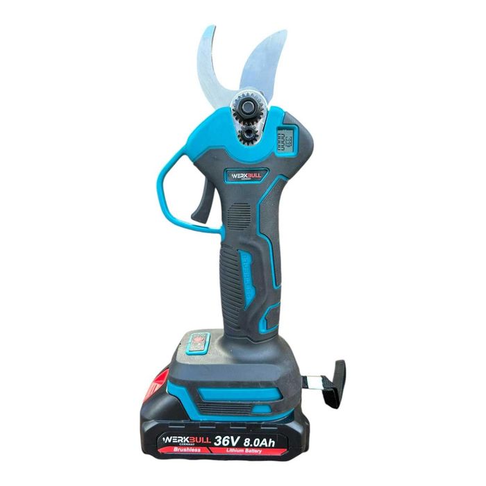 2в1  Акумулаторна ножица с дисплей и Трион с автоматично омасляване