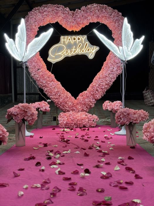 Сердце арка поздравление