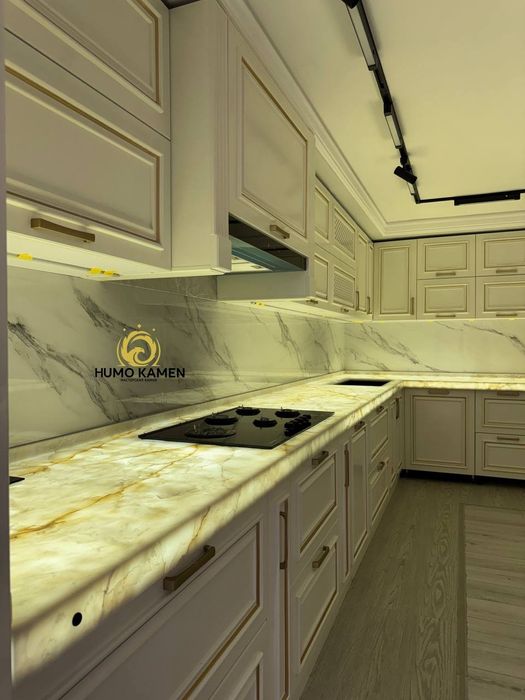 Столешницы, кварц акрил. Любой вид камня