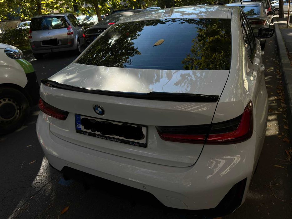Spoiler Portbagaj pentru BMW 3 Series G20 320i 325i 330i 2019+ Negru