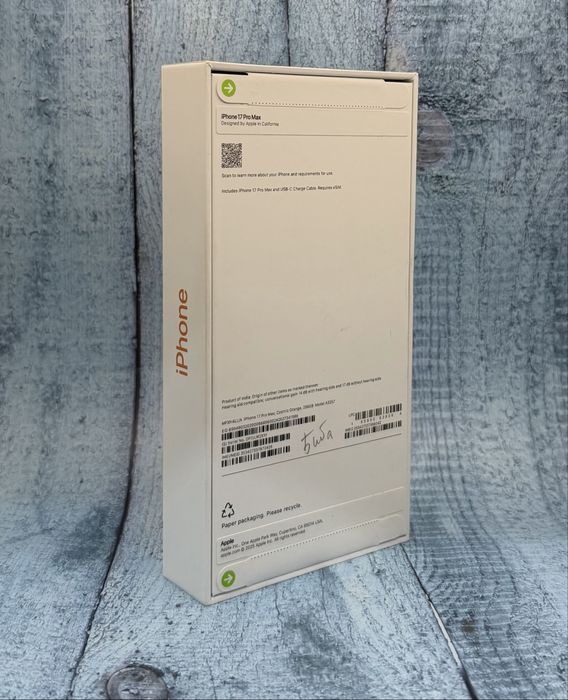 Новый запакованный Iphone 17 Pro Max 256gb!(E sim)