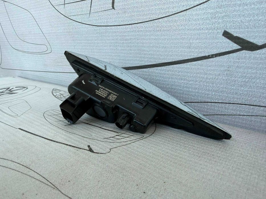 Cameră / Semnalizator Aripă Față Dreapta Cromat Tesla Model X 2015-2021 Cod OEM 1125107-00-C (5D2)