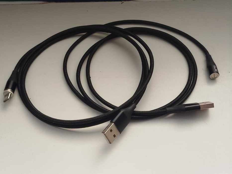 Set cabluri USB - USB Type C "OLAF", mufe magnetice