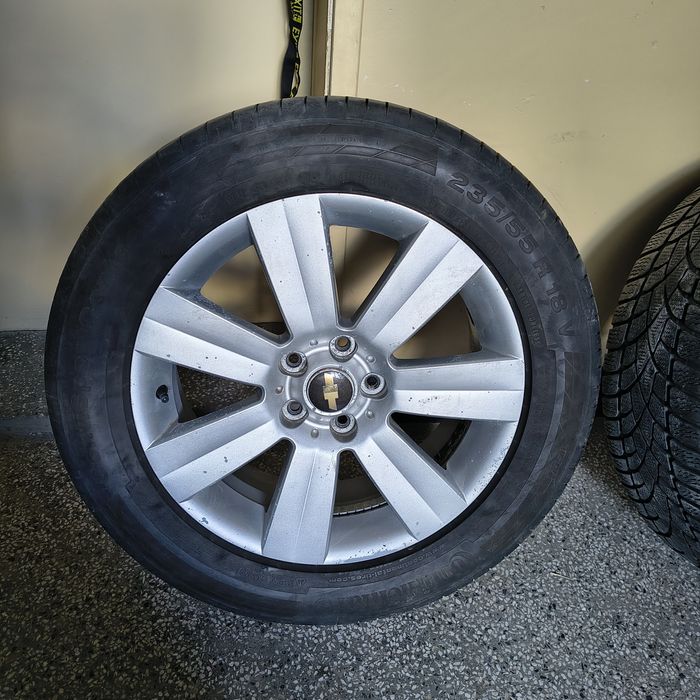 4 бр . 18 цола 5х 115 от шевролет каптива с гуми