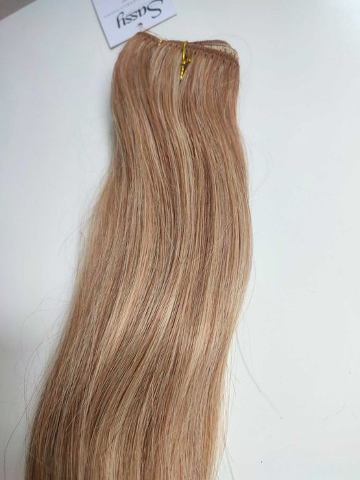 100% естествена, бразилска коса/екстеншъни с плътни краища, 47-62см