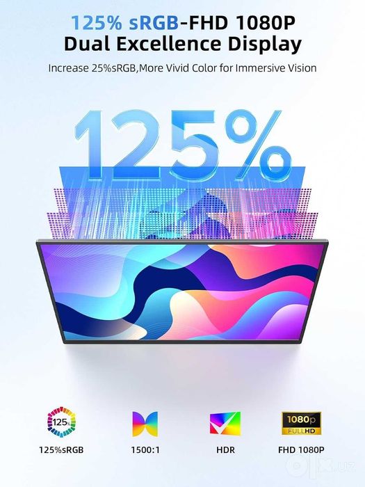 Портативный сенсорный монитор UPERFECT 15.6 FullHD Touchscreen