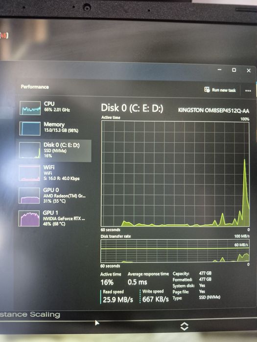 Laptop gaming Acer Nitro V15