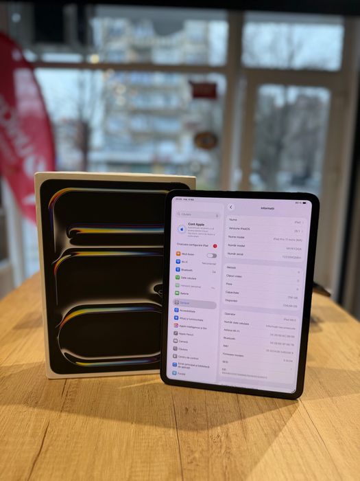 **ATS GSM**iPad Pro M4 11-Inch 256Gb 5g/Baterie 100% /Fact+Gar 12 luni