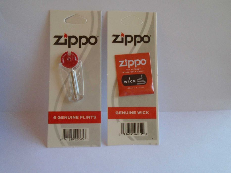 Set consumabile originale brichete ZIPPO - 6 pietre + 1 fitil, noi
