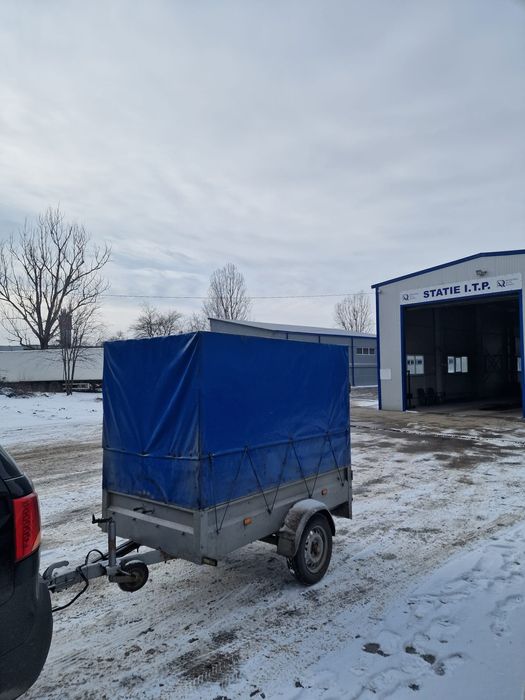 Remorca 750kg suprainaltata si ranforsata, inmatriculata