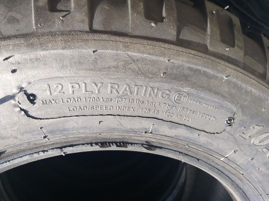 Cauciucuri noi 10.0/75-15.3 MRL cu 12 pliuri anvelope remorca presa 15