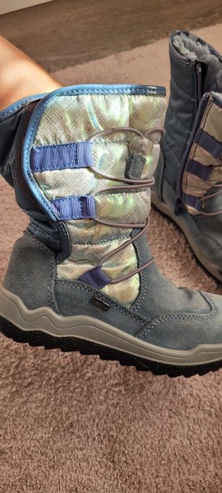 Cizme de iarnă, îmblănite, din piele, mr.28