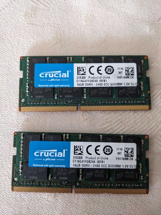 2x16GB DDR4 SODIMM 2400Mhz - рам RAM памет за лаптоп KIT