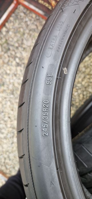 2 Anvelope Good Year 245 35 R20 . Bmw originale.  De vara . Dot 2022