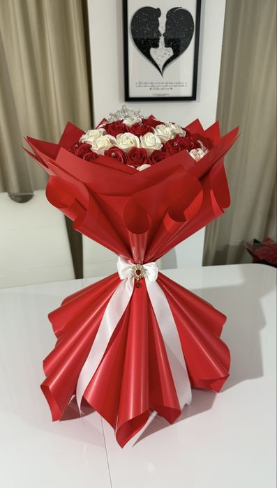 Buchete de trandafiri de sapun.