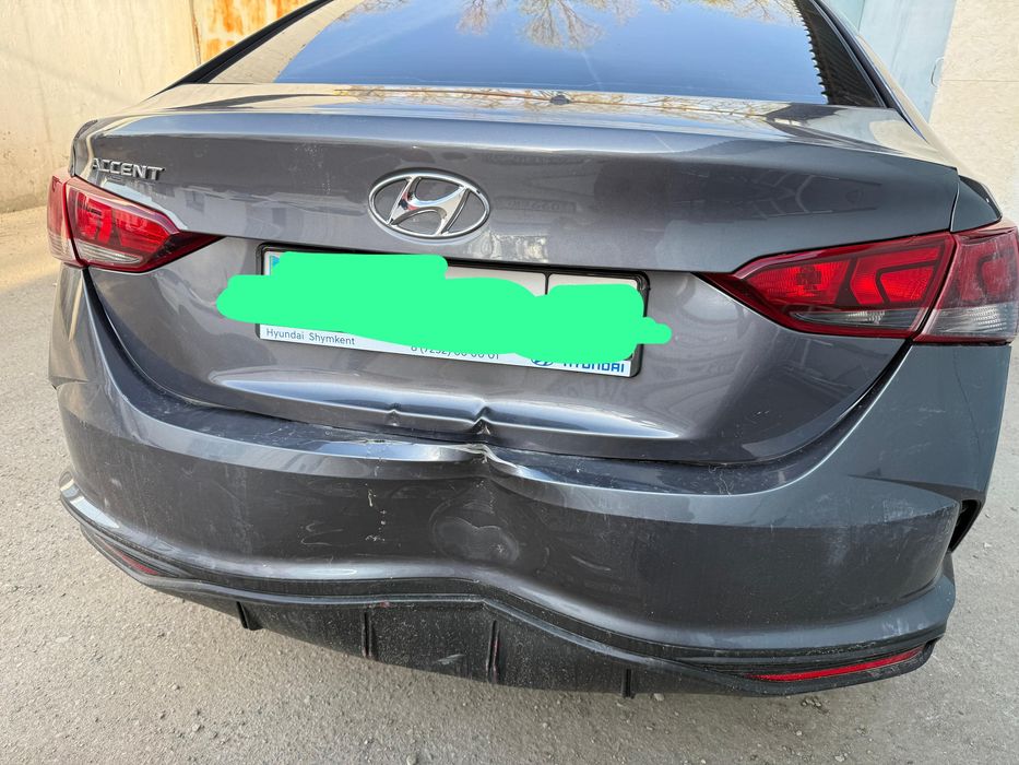 Huindai accent бампер