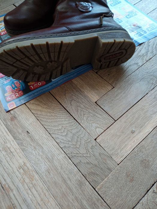 Кафяви боти марка RIEKER