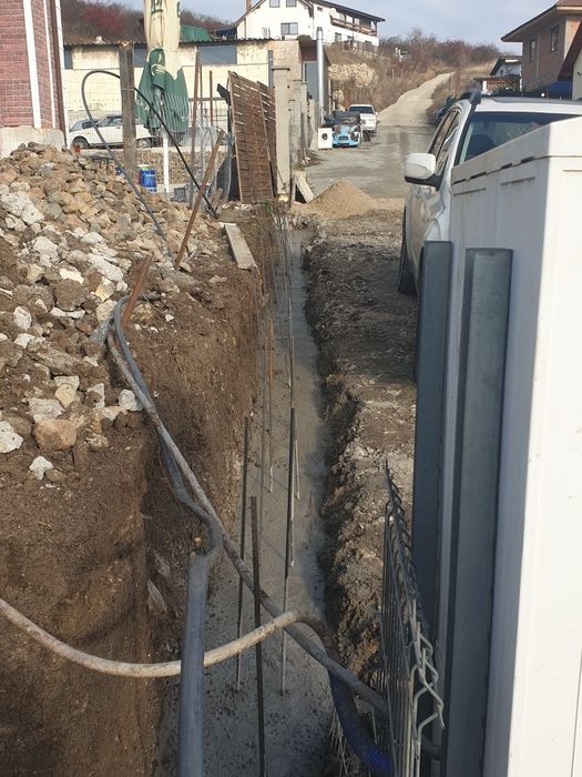 Lucrari constructii,ziduri de sprijin,garduri,terasari curti,case l..