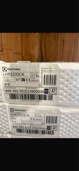 Plita Vitroceramica ELECTROLUX LHR3233CK, Domino, Negru, 29 Cm Sigilaa