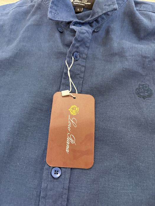 Loro Piana риза синя