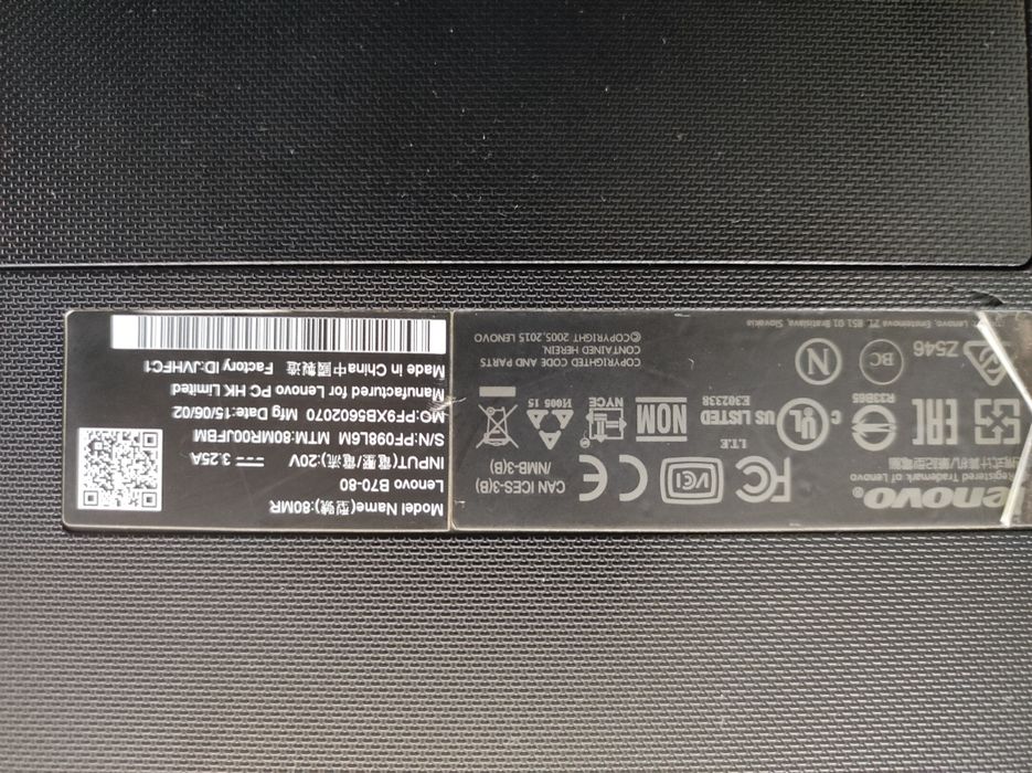За части!! Лаптоп lenovo B70-80