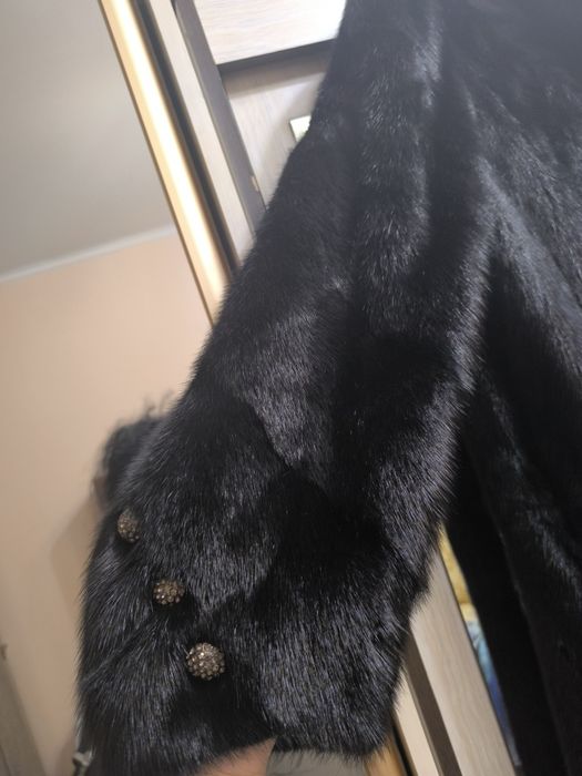 Шуба черный бриллиант 48/50
