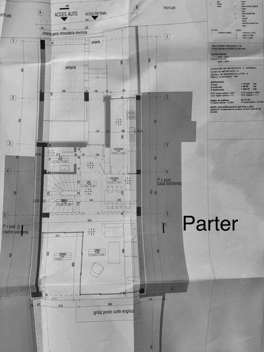 Vand imobil str Sutasului 5 cu autorizatie construire, demolare si PUD valabile