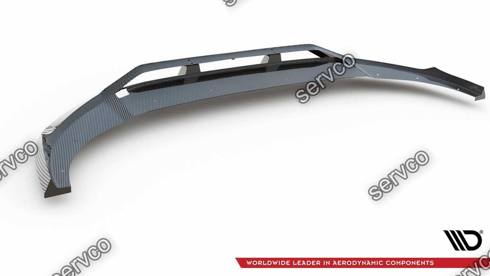 Prelungire splitter bara fata Audi RSQ8 Mk1 2019- v5 - Maxton Carbon