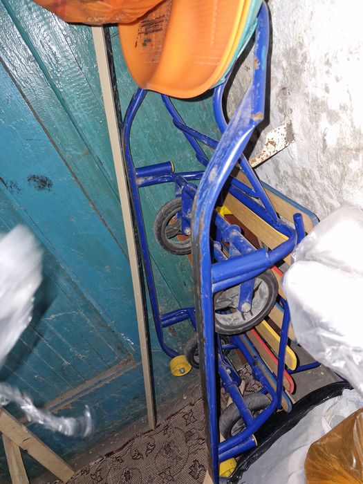 санки с колесами