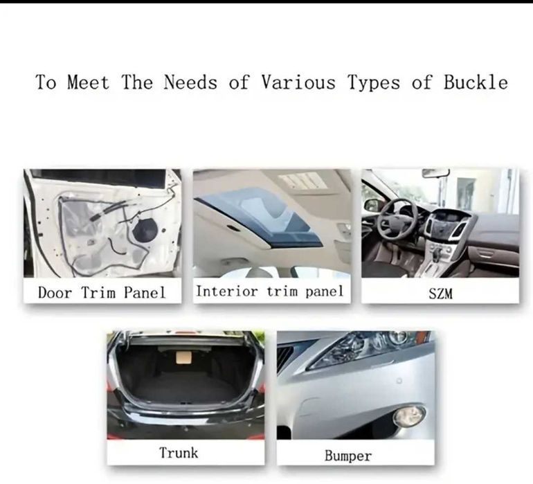 Щипки, нитове, копчета, 50бр.