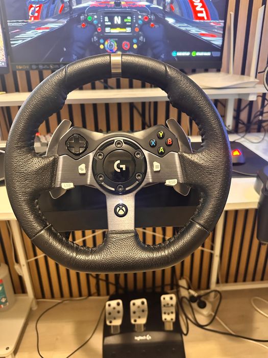 Kit Volan Gaming Logitech G920 + Schimbător + Pedale pentrh PC si Xbox