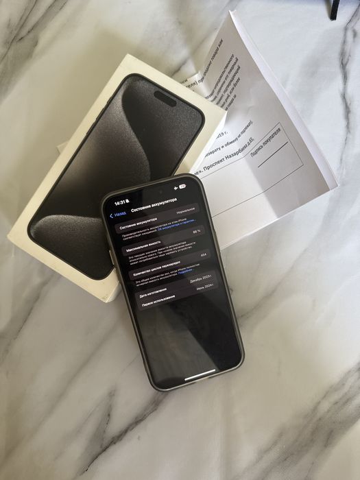 Iphone 15 Pro Max с гарантией 256ГБ
