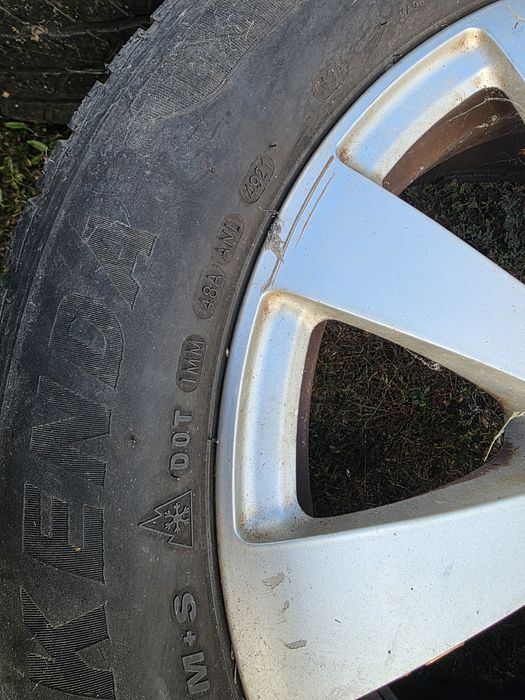 Set roti aliaj 225 55 r16  mercedes vito audi vw m+s 5x112