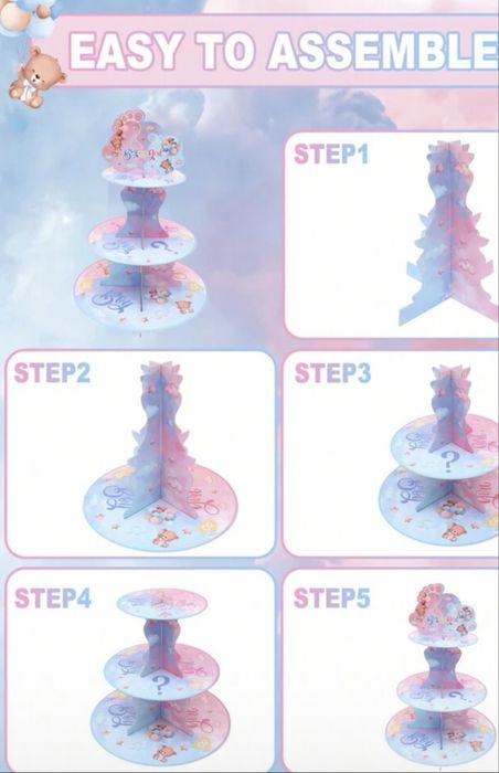 Парти декорация за мъфини и кексчета