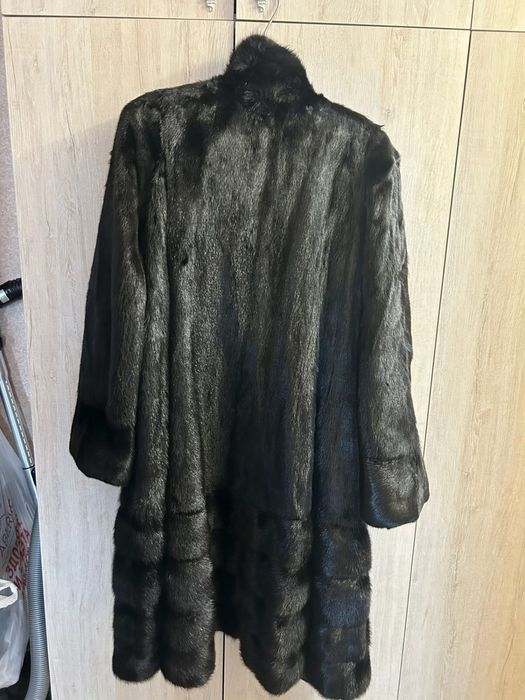 Норковая красивая шуба