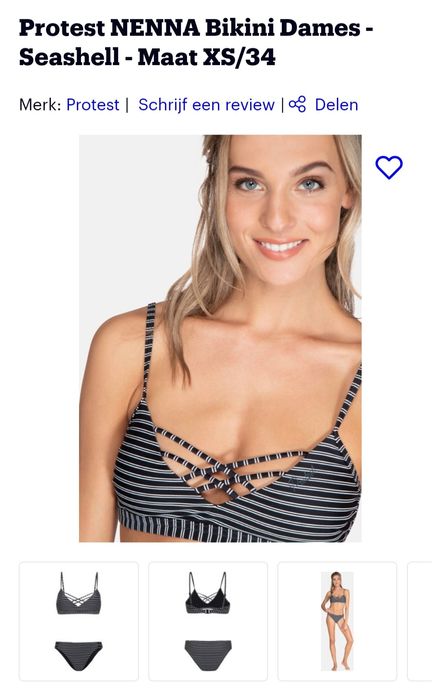 Costum baie 2 pcs Protest 34/XS