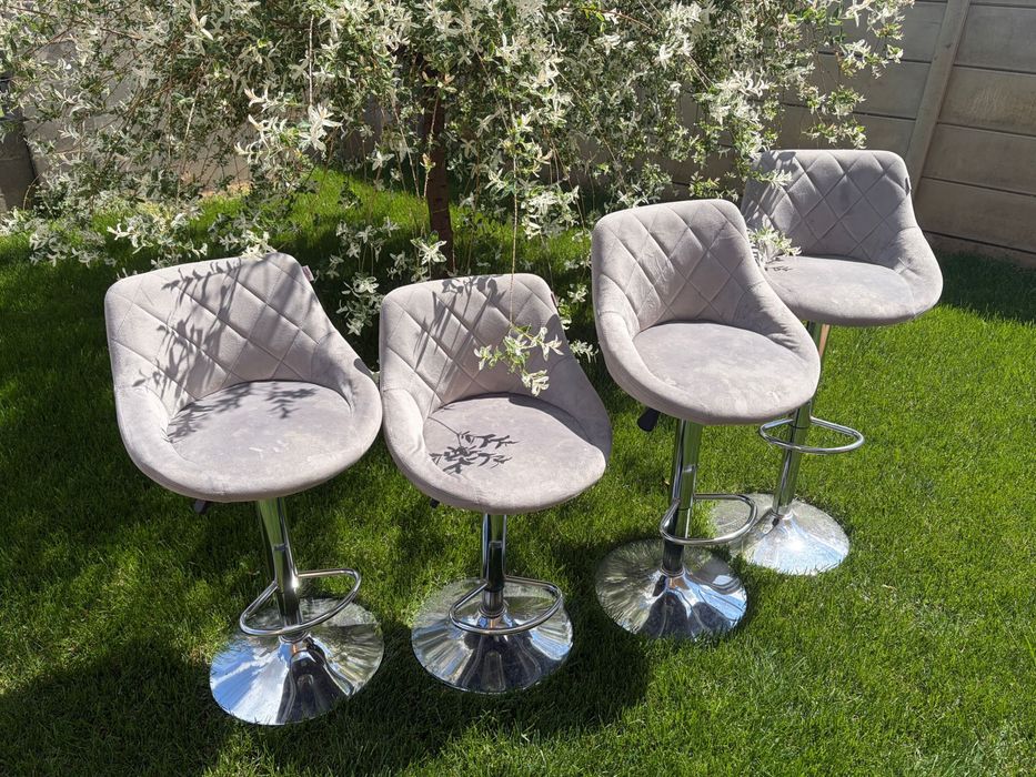 Scaune bar vidaXl 4x