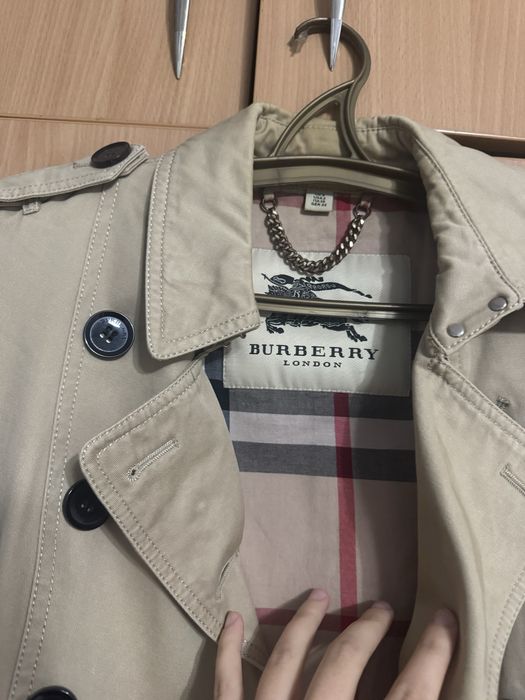 Тренч burberry бежевый