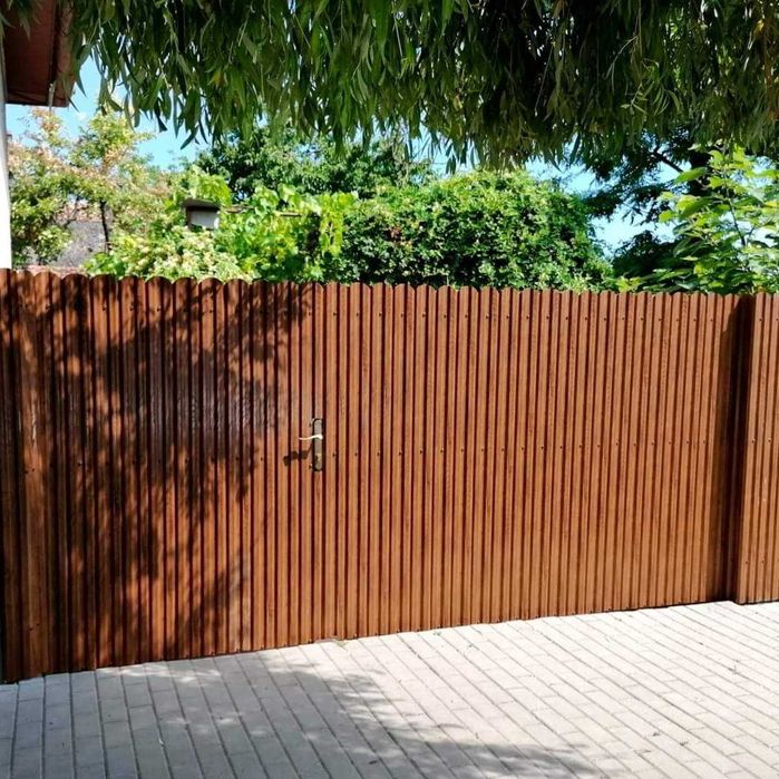 Garduri din sipca metalica si alte modele (jaluzele, tabla, plasa BCA)