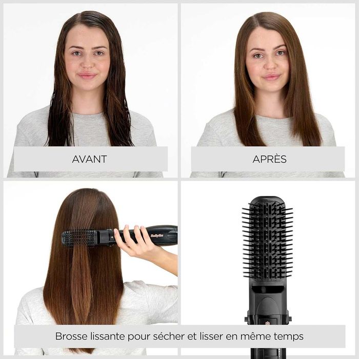 Четка с горещ въздух BaByliss Smooth Finish AS122E, 1200W