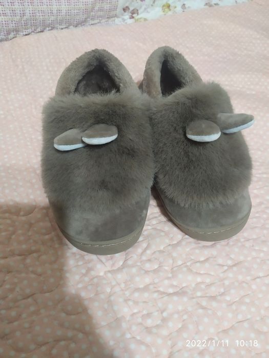 Тёплые тапочки 22 см