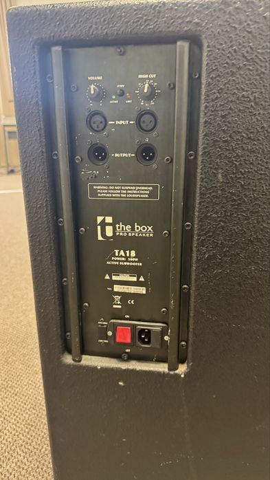 2x Subwoofer Activ THE BOX TA18 – 18 inch – 500w– Bass Profesional