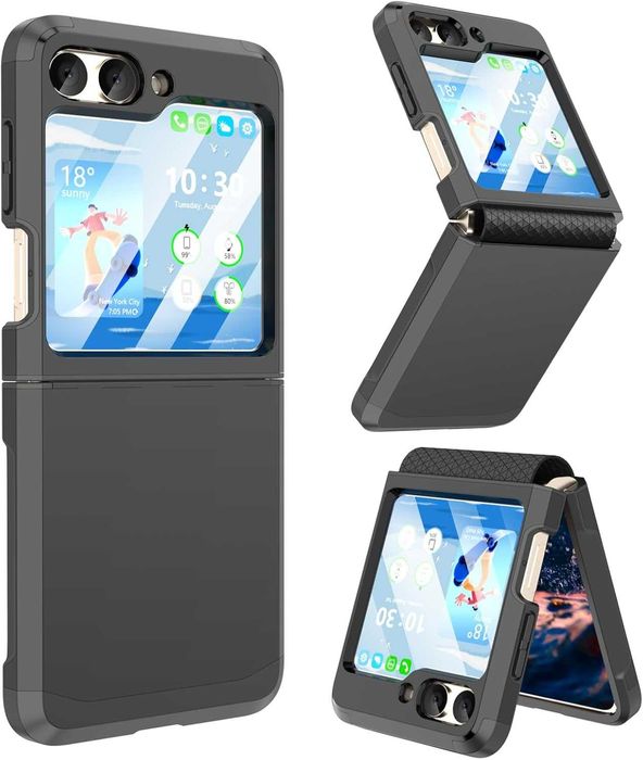 Калъф HeavyDutyFlip за Z Flip 7 FE, Z Flip 6, Z Flip 5, Z Flip 4