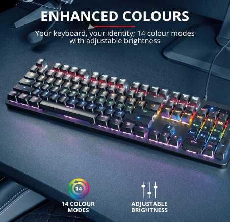 Механична клавиатура Trust Gaming GXT 1863