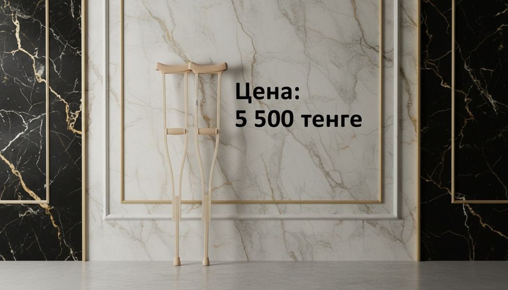 Надёжные костыли из натурального дерева