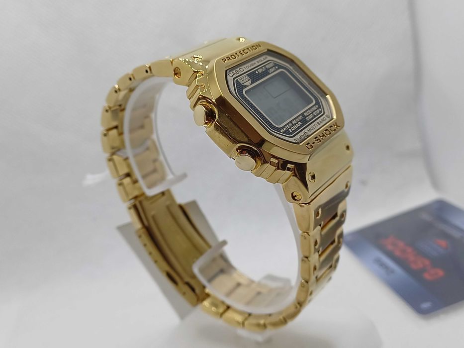 Ceas barbati Casio g shock gmw b5000tfg Gold Clear Nou,Garantie 2 ani
