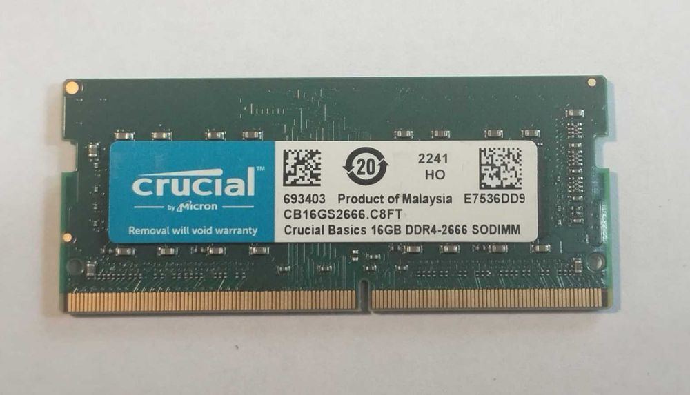Memorie 16GB DDR4 2666, sodimm, laptop, 1 x 16GB DDR4